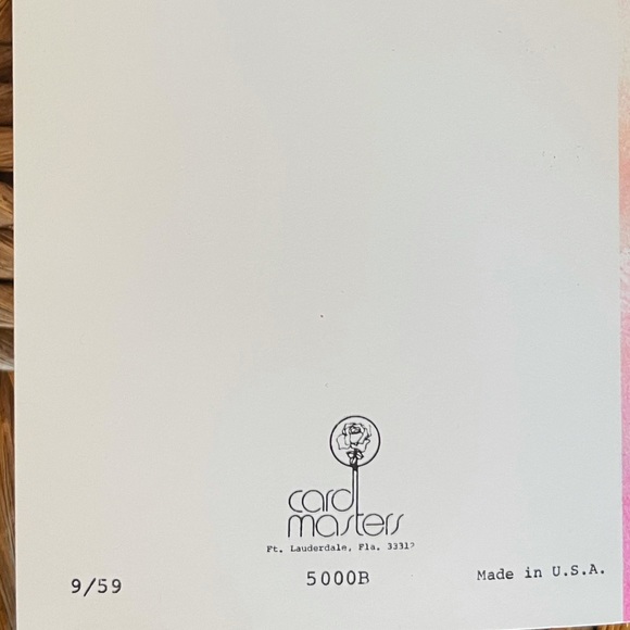 Vintage 50’s baby announcement cards- set of 10 by Card Masters - Picture 3 of 3